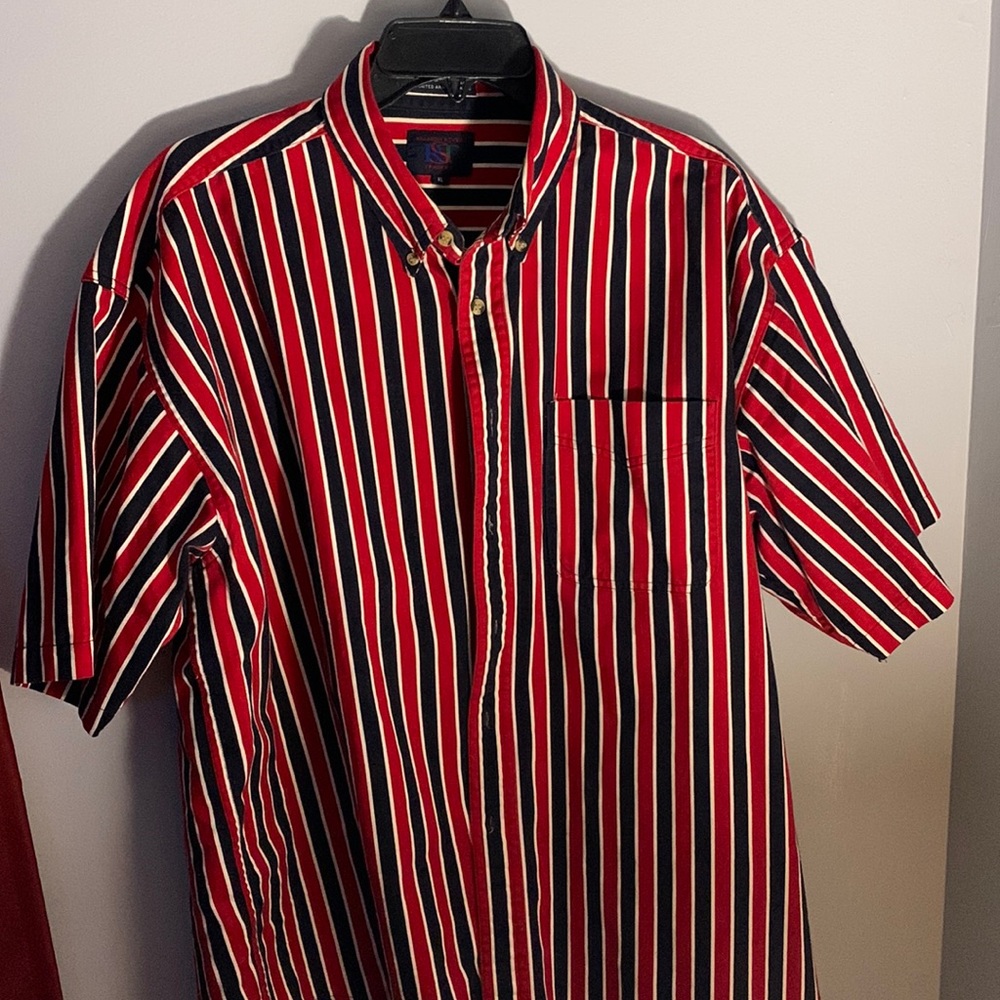 2 Striped Button Ups